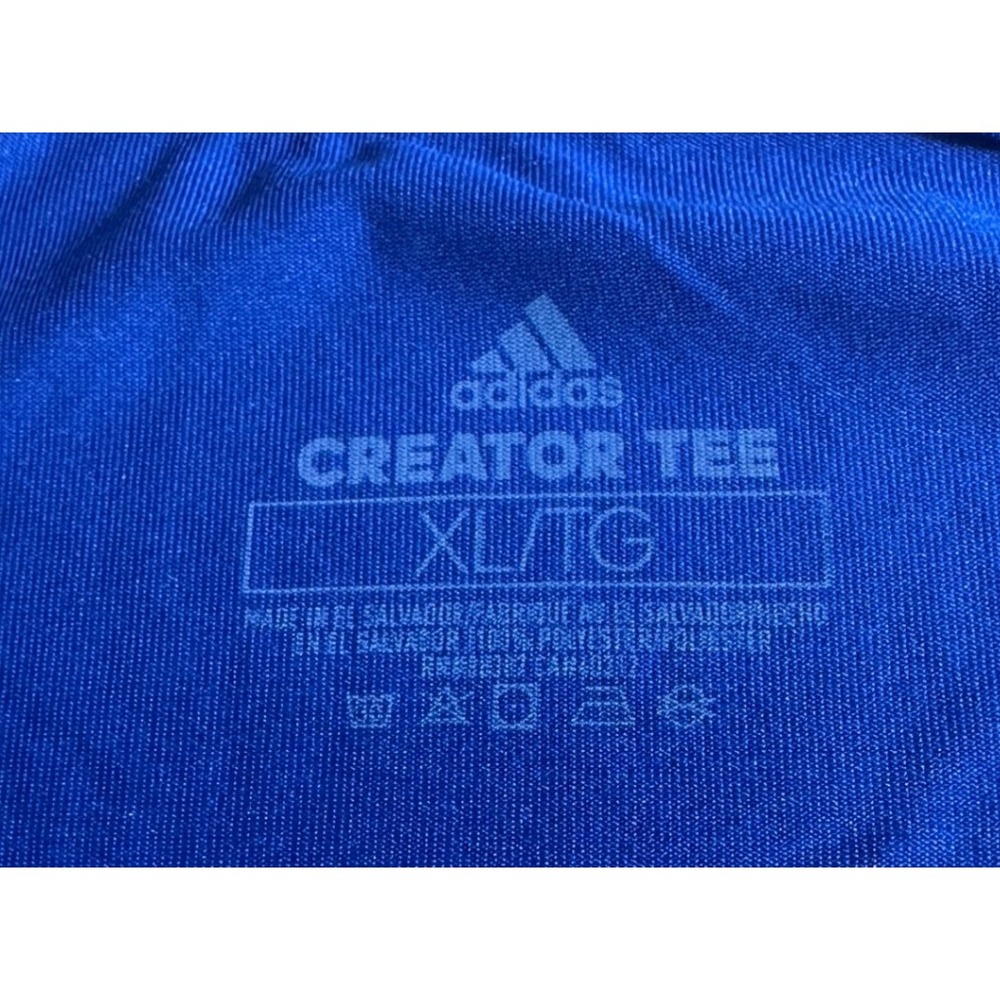 Adidas Creator Tee Men's Blue AEROREADY Athletic T-Shirt XL - Picture 3 of 5